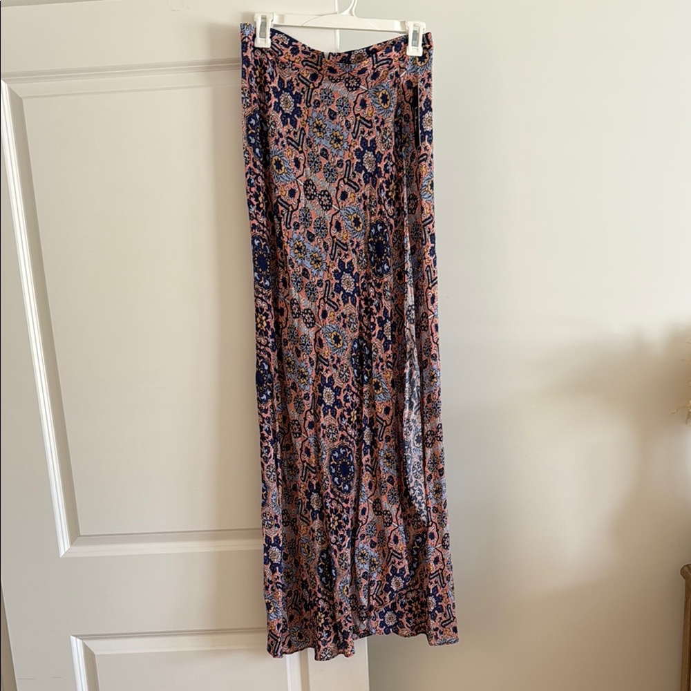 Floral Maxi Skirt - Multicolor